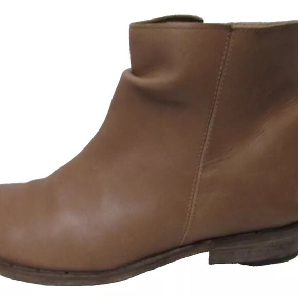 NEW BEEK Leather Quail Booties chocolate for women 1065tn - Picture 6 of 13